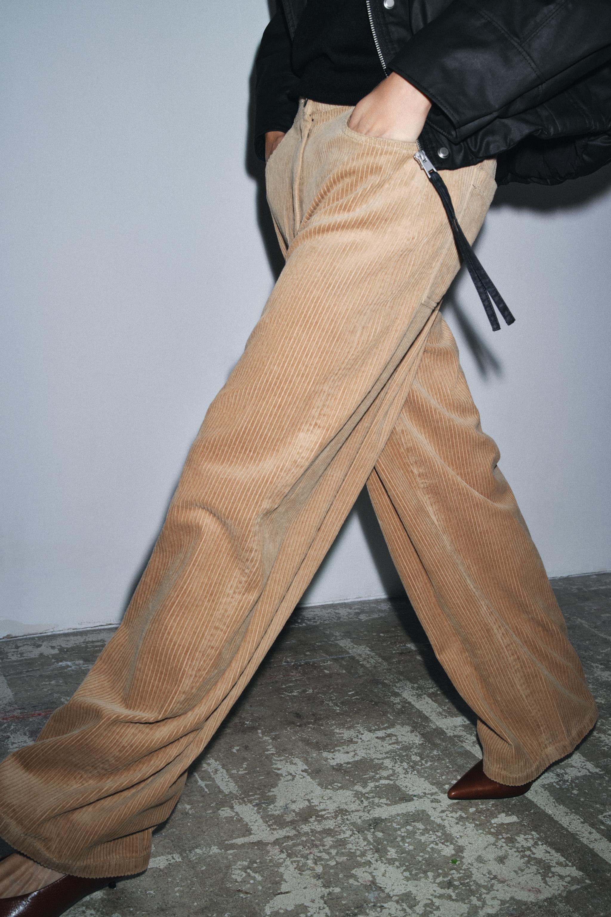 ZW COLLECTION WIDE LEG CORDUROY PANTS